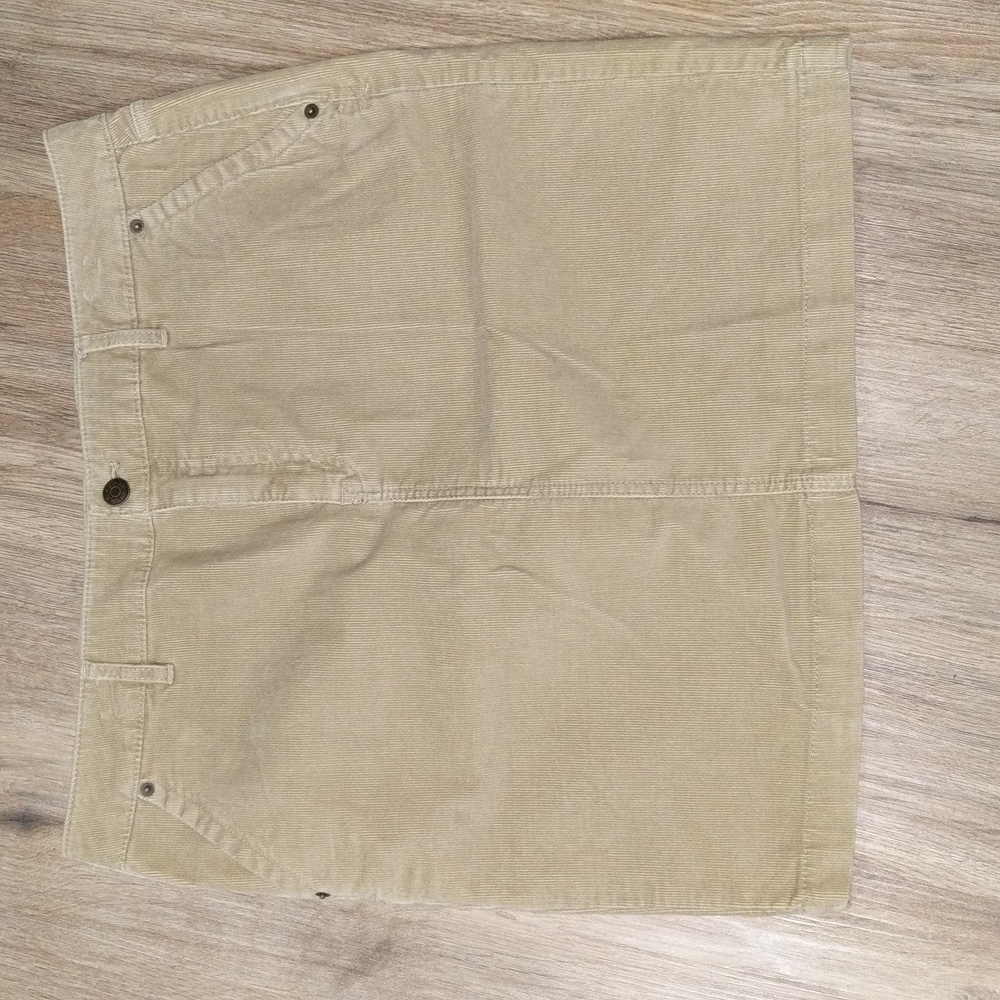 NEW G.H. Bass Tan, Corduroy Skirt size 12